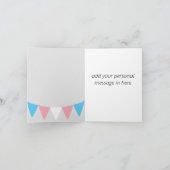 Wenskaart voor transgender persoon kaart (Binnen)