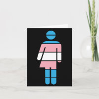 Wenskaart voor transgender persoon