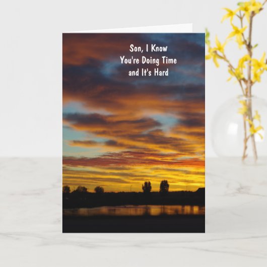 Wenskaart voor uw zoon - Evangelieboodschap Kaart (Gele Bloem)