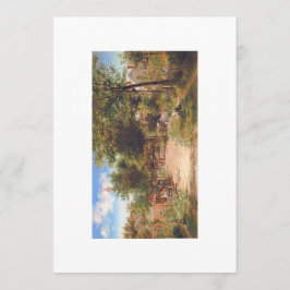 Wenskaart voor vakantie of dank je wel feestdagenkaart