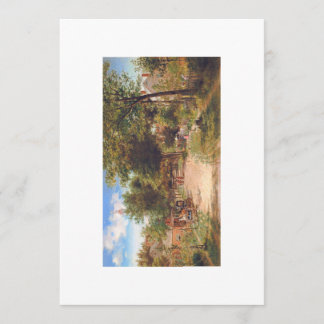 Wenskaart voor vakantie of dank je wel feestdagenkaart