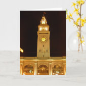 Wenskaart voor veerbootbouw kaart (Gele Bloem)