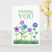 wenskaart voor ventilatorkracht ontbreekt kaart (Gele Bloem)