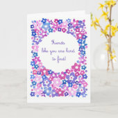 wenskaart voor 'ventilatorkracht' voor een vriend kaart (Gele Bloem)