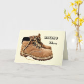 Wenskaart voor verhaksellaarzen kaart (Gele Bloem)