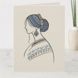 Wenskaart voor volkskunst in oekraïne kaart