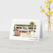 wenskaart voor vriend, minnaar, het art. van de fa kaart (Gele Bloem)