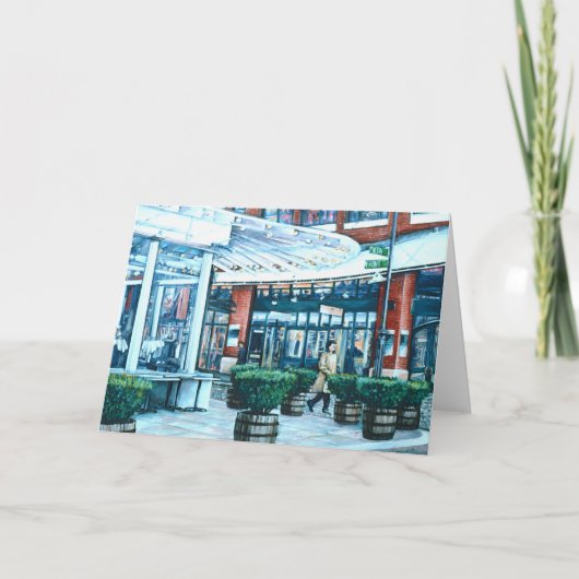 Wenskaart voor zeehavenexcursies kaart (Voorkant)