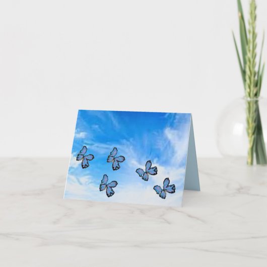 wenskaart: Vrijheid in de lucht Kaart (Voorkant)