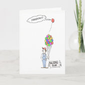 Wenskaart: Vrijheid! Kaart (Voorkant)