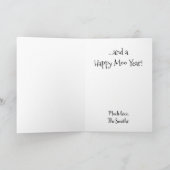 wenskaart "Vrolijk kerstfeest en vrolijk moJaar" Feestdagen Kaart (Binnen)