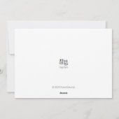 Wenskaart Vrouw Verjaardag Dank u Feestdagenkaart (Achterkant)