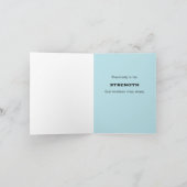 Wenskaart Vrouwelijkheidsbeeld Bedankkaart (Binnen)