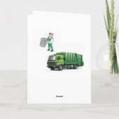 Wenskaart vuilnismelk kaart (Achterkant)