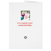 Wenskaart,w/ standaard wit vel (Achterkant)