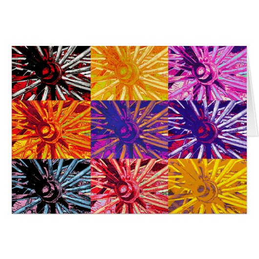 Wenskaart WAGENWIEL (Voorkant Horizontaal)