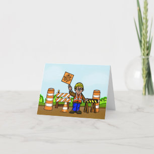 Wenskaart Werkzone Bewustmaking Kaart