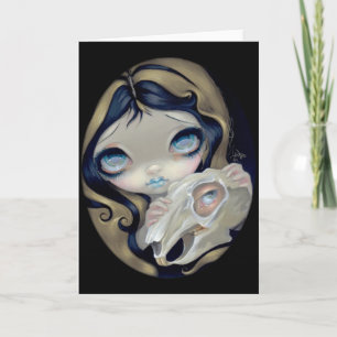 wenskaart "White Rabbit Resurrected" Kaart