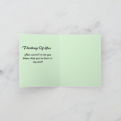 Wenskaart: Wijsheid Notitiekaartje (Binnen)