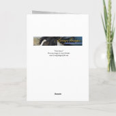 Wenskaart Wilde paarden Kaart (Achterkant)