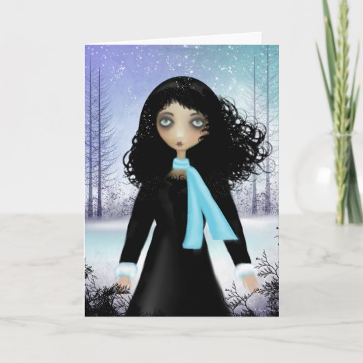 Wenskaart Winter Blank Kaart (Voorkant)