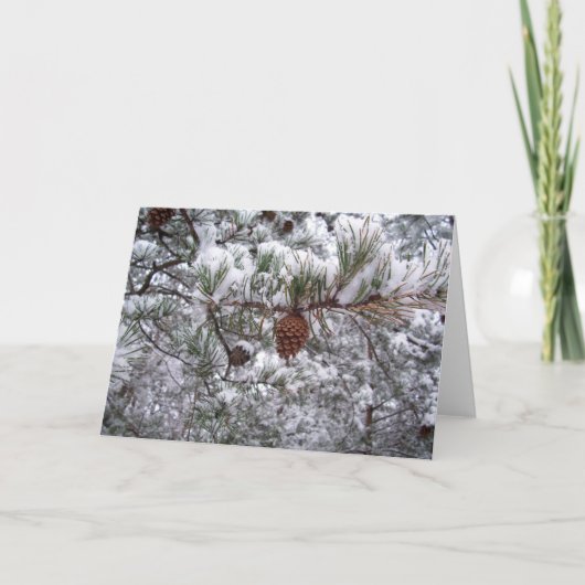 Wenskaart - Winterden Feestdagen Kaart (Voorkant)
