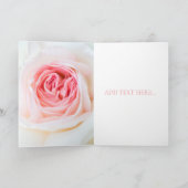 wenskaart "WITTE ROSE STROOM" Kaart (Binnen)