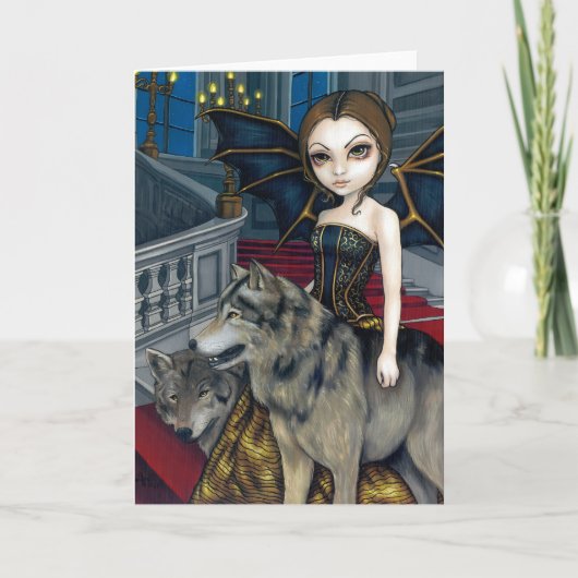 wenskaart "Wolf Manor" Kaart (Voorkant)