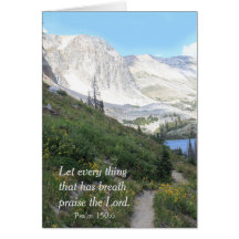 Wenskaart Wyoming Mountains