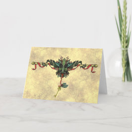 wenskaart "Yule Greenman" Feestdagen Kaart