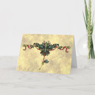 wenskaart "Yule Greenman" Feestdagen Kaart