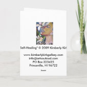 Wenskaart: "Zelfgenezing" Kaart (Achterkant)