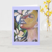 Wenskaart: "Zelfgenezing" Kaart (Gele Bloem)