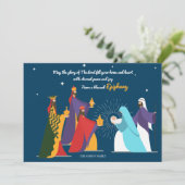 Wenskaart zonder Epifany Feestdagenkaart (Staand voorkant)