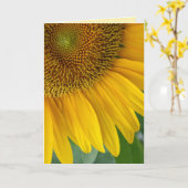 wenskaart "zonnebloem" kaart (Gele Bloem)