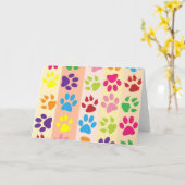 Wenskaarten afdrukken verven kaart (Gele Bloem)