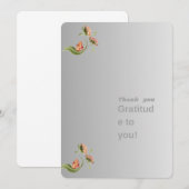 Wenskaarten Bedankkaart (Voorkant / Achterkant)