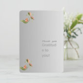 Wenskaarten Bedankkaart (Staand voorkant)