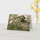 WENSKAARTEN BEHANDELDE BRUG VERMONT KAART (Gele Bloem)