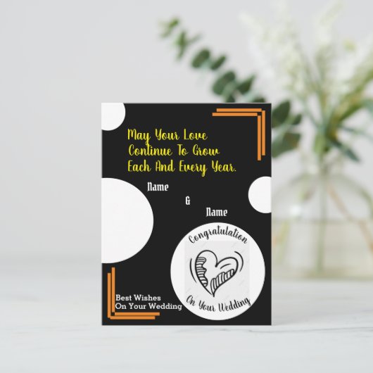 Wenskaarten Briefkaart (Staand voorkant)