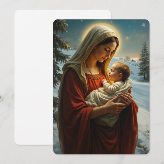 Wenskaarten Feestdagenkaart (Voorkant / Achterkant)