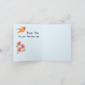 wenskaarten: Geschenk van de Liefde Bedankkaart (Binnen)