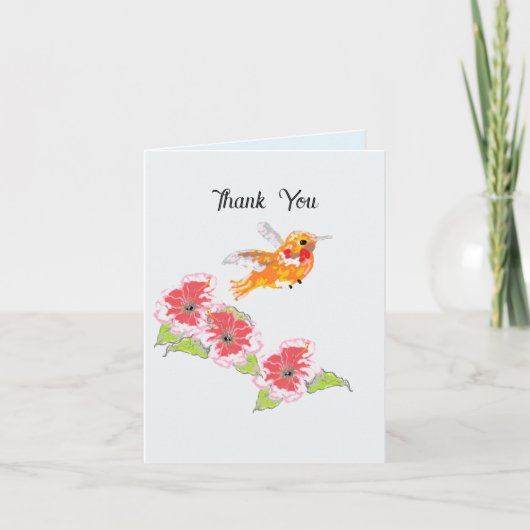 wenskaarten: Geschenk van Liefde Bedankkaart (Voorkant)