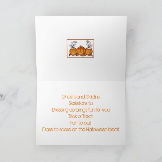 Wenskaarten: Halloween Kaart (Binnen)