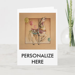 Wenskaarten - Happy Horse Carousel Kaart