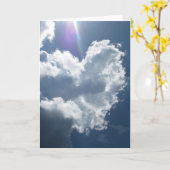 Wenskaarten 'Harten in de lucht' (1) Kaart (Gele Bloem)