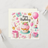 Wenskaarten Kaart (Voorkant / Achterkant in situ)