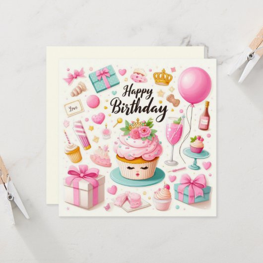 Wenskaarten Kaart (Voorkant / Achterkant in situ)