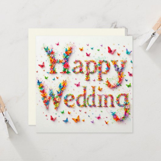 Wenskaarten Kaart (Voorkant / Achterkant in situ)