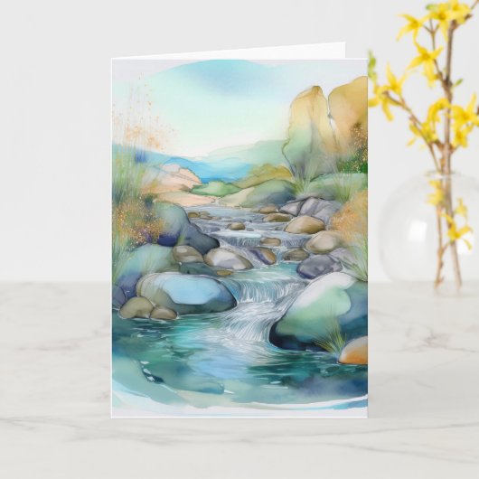 Wenskaarten  kaart (Gele Bloem)